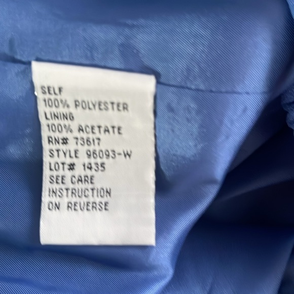 Karen Miller Blue Wide Women’s Dress Lined Pants Size 18W - Picture 7 of 7